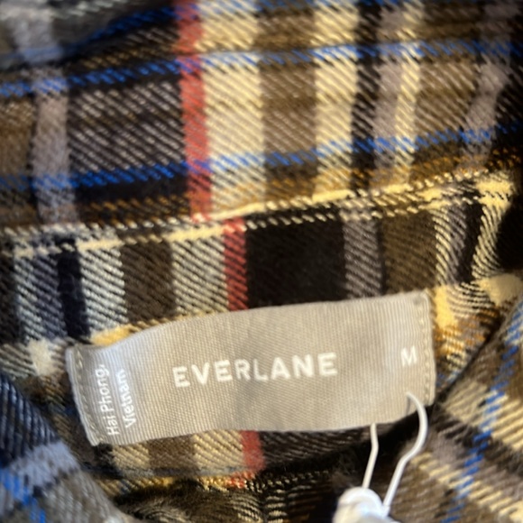 NEW Everlane Plaid women flannel Shirt size XS,S,M - Picture 8 of 9